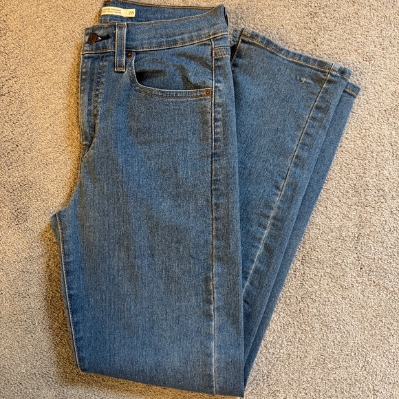 Levi’s 724 high rise straight denim jeans 28 - Picture 1 of 7